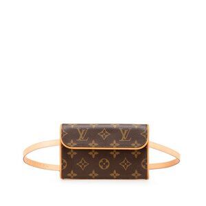 LOUIS VUITTON Brown Monogram Leather Fanny Pack